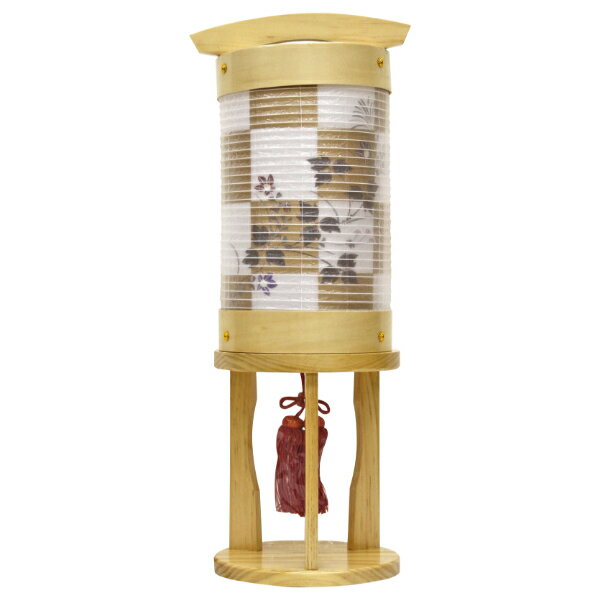 愁霊燈 金梗 絹二重 1つ【モダン小型灯・盆提灯/ちょうちん】【HLS_DU】【RCP】