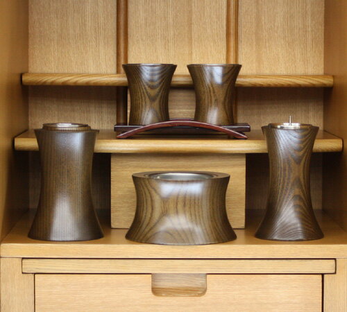 神棚の里　お祀りマット　無地紬　白鼠【メーカー直送：代金引換不可：同梱不可】【北海道・沖縄・離島は配達不可】