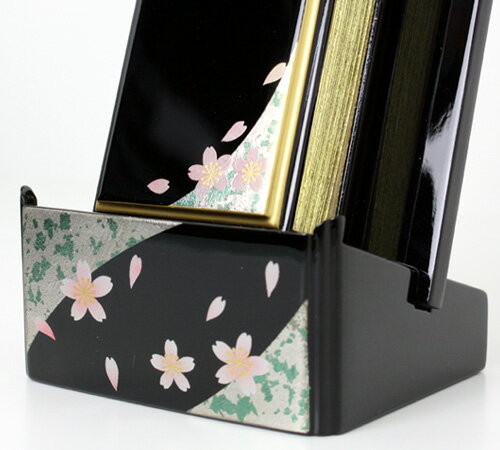 Rakuten - 蒔絵過去帳セット3.5(散桜)【過去帳・位牌】【#2】