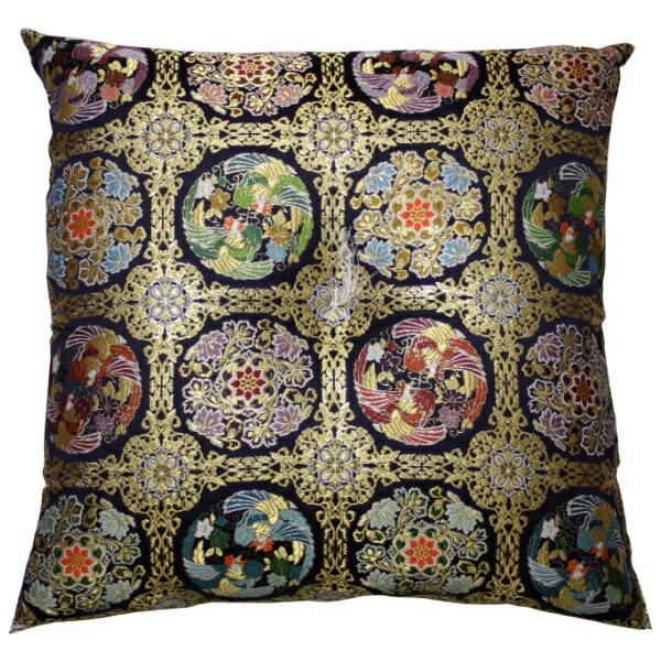 【仏前・御前座布団(高級正絹製)】ツル草鳳凰華門)【#2】(3)