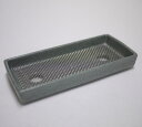 【お墓用品】お墓用 寝かせ香皿 (網取り外し式)石目小【#2】