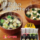 具沢山の即席みそ汁セット 40食入|ギノーみそ 愛媛 味噌 麦みそ 合わせみそ 郷土料理 贅沢 具沢山 揚げ茄子 オクラ 白菜 とうふ 油あげ ギフト 贈り物 ...