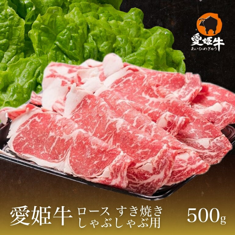 愛媛県産 愛姫牛 和牛 ギフト 愛姫牛ロース すき焼き・しゃぶしゃぶ用 500g 2024 プレゼント BBQ 父の日