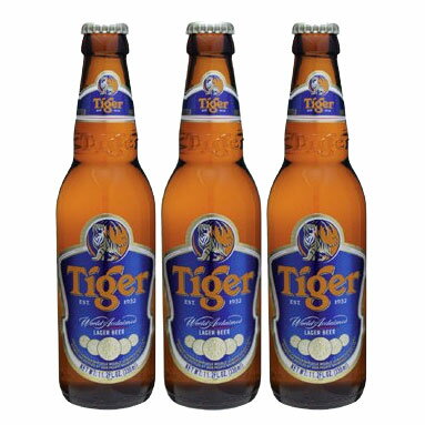 タイガービール　330ml瓶入3本　Tiger 