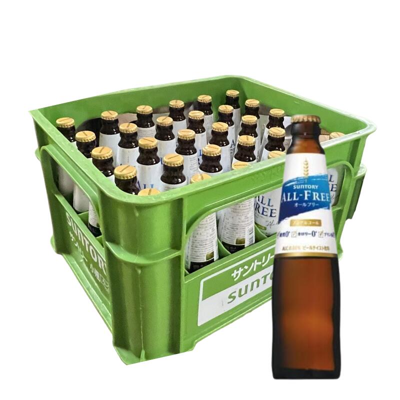 【サントリー】 オールフリー 瓶 334ml × 30本 [1ケース]