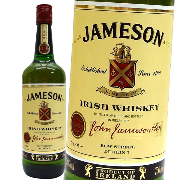 ジェムソン 正規品アイリッシュウィスキー 40度 700ml　Jameson