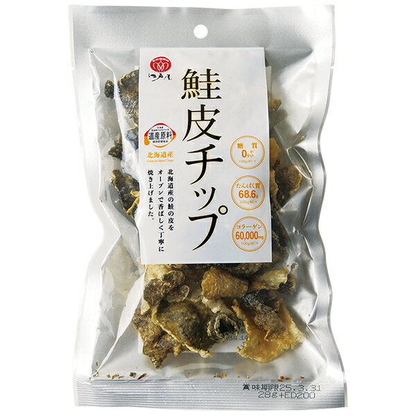 江戸屋　鮭皮チップ 28g(4)