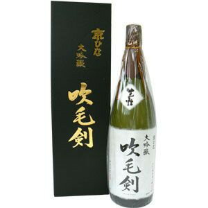 京ひな　大吟醸　吹毛剣(すいもうけん)　1800ml　専用箱入り