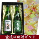 【日本酒ギフト箱入り 彩 】　石鎚　純米吟醸　緑ラベル槽しぼり・無濾過純米　槽しぼり720ML　飲み比べセット 【プレゼント】