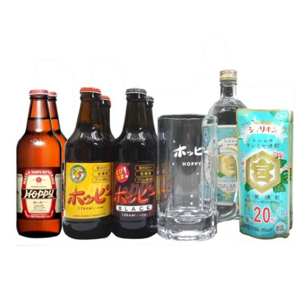 【宮崎本店】ホッピージョッキ 500ml＆ キンミヤ焼酎 詰め合わせセット