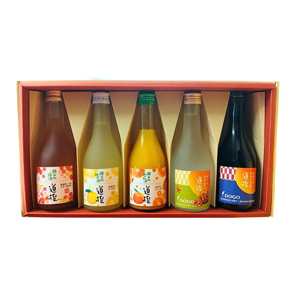 ワインと地酒の店 かたやまのかたやまオリジナル【 道後 】シリーズ 瀬戸内みかん酒＆ゆず酒＆梅酒＆栗焼酎＆純米大吟醸酒 5本ギフトセット【限定商品】｜アングル2