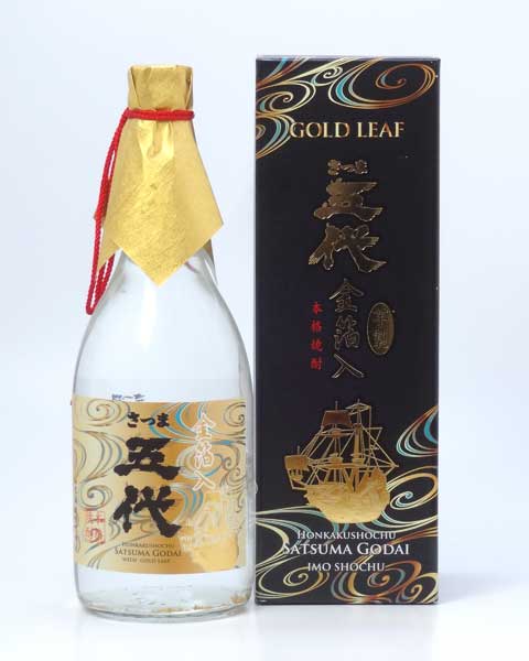 さつま五代　【芋焼酎金箔入】　720ml【ギフト箱入り】