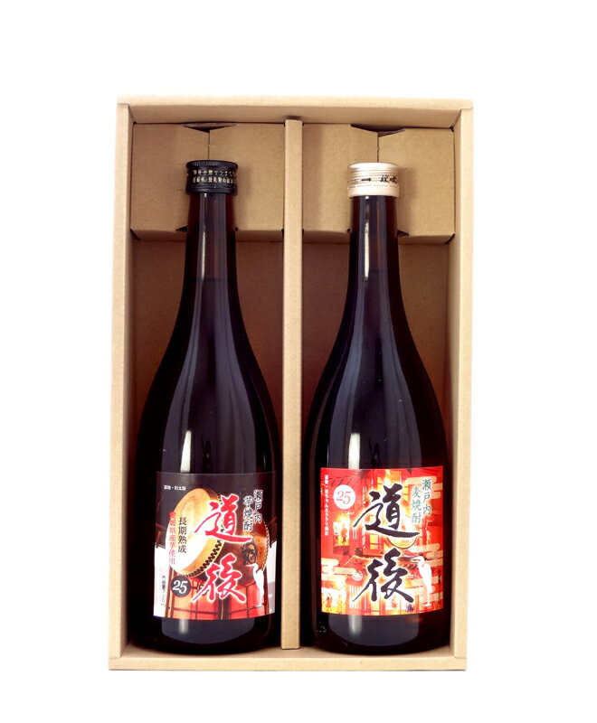 麦焼酎＆芋焼酎飲み比べ【道後 どうご】720mlx2本 【ギフト包装】