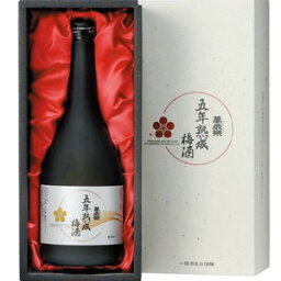 萬歳楽 加賀梅酒 萬歳楽　五年熟成　加賀梅酒　720ml【ギフト箱入】【プレゼント】【プレミアム梅酒】【選べる包装紙】