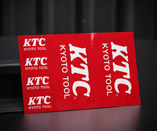 KTC ロゴステッカー（6枚1シート） YG-07 グッズ 工具 京都機械工具 【ネコポス対応】