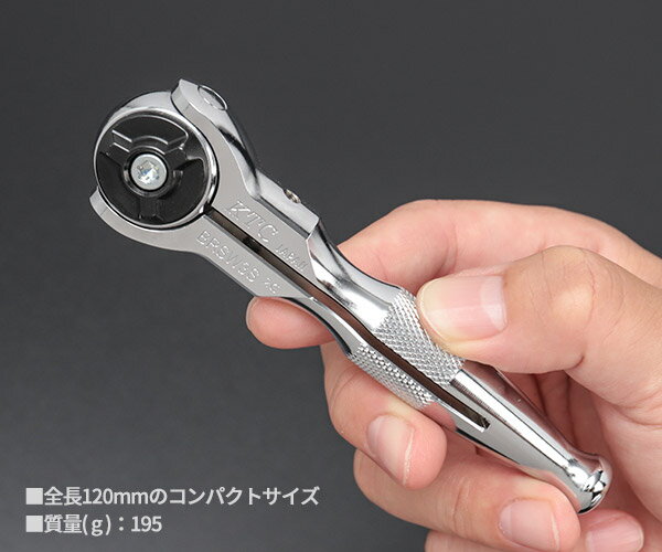 KTC BRSW3S 9.5sq. ���硼�ȥ����٥������åȥϥ�ɥ� ����ѥ��ȥإå� �����5�� 3/8 9.5�� �󿶤������åȥϥ�ɥ� ���� ���Ե�������