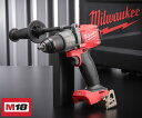 ミルウォーキー 135Nmコードレス電動振動ドリル(本体 ケース) M18 FPD2-0X0 JP Milwaukee 18V 充電式コンクリートドリル 穴あけ工具 電動工具 M18シリーズ