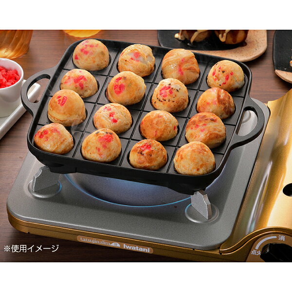 エヒメマシン 楽天市場店の岩谷（イワタニ） たこ焼プレート CB-A-TKP Iwatani｜アングル2