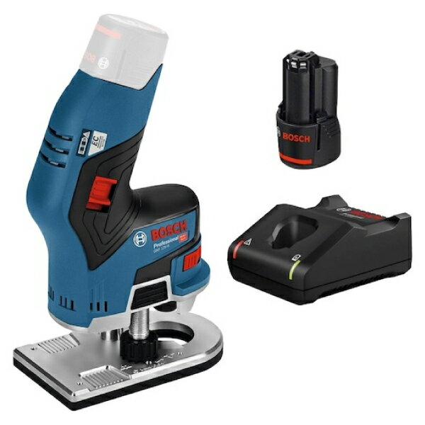 日本正規品 ボッシュ 10.8Vコードレストリマー＋バッテリー充電器セット GKF10.8V-8HSET 充電式トリマー 本体+3.0Ahバッテリー+充電器