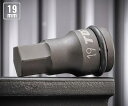 【ワンダフルデー3倍】TOP 12.7sq.インパクトレンチ用ヘキサゴンソケット PHB-419 サイズ19mm トップ TOP工業 1/2 12.7mm 六角...