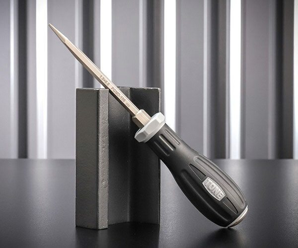 TONE パワーグリップドライバー(貫通) (-)1.0X6.0 (PGMD-100)(4953488306552) トネ