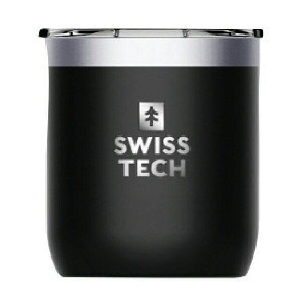 スイステック ST071011 タンブラー 黒色 295ml 18-8ステンレス製 SWISS TECH