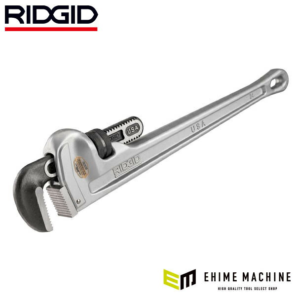 【5月の特価品】RIDGID リジッド 31105 824 アルミストレートパイプレンチ 全長600mm