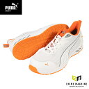 プーマ 安全靴 64.404.0 グライド ホワイト ロー PUMA GLIDE WHITE LOW 軽量 衝撃吸収 先芯入り JAPAN ATHLETIC