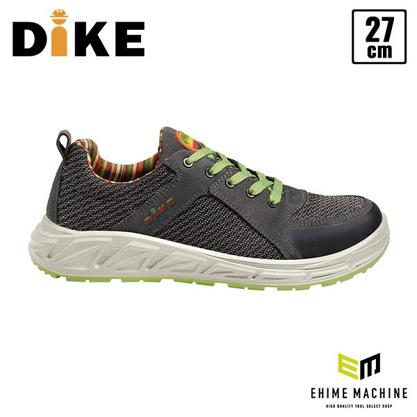 【限定特価】日本正規品 DIKE ディーケ安全靴 ランナー 27.0 cm グラファイトグレー 32118-285-42 イタリア製 安全作業靴 ワークシューズ