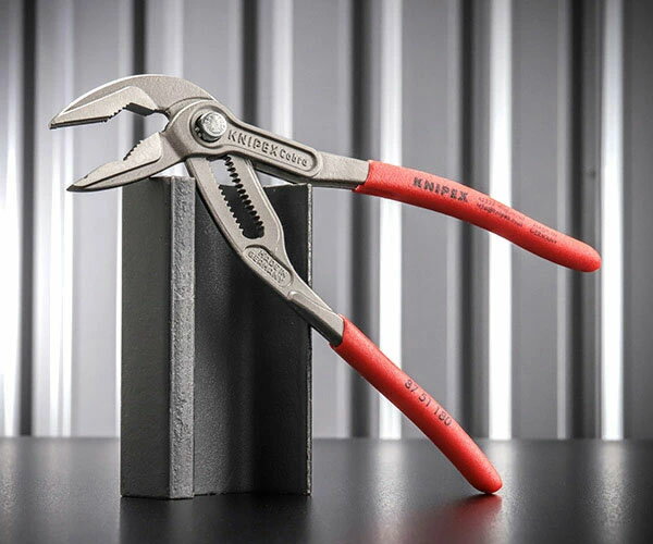 日本正規品 クニペックス コブラ エクストラスリムウォーターポンププライヤー (8751-180SB)(4003773089773) KNIPEX