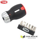 TONE マガジン付ラチェットスタビードライバーセット (RSDM6S)(4953488485974) トネ