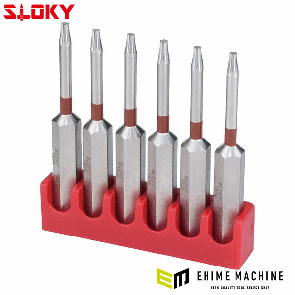 スローキー 6本組ヘクスローブロングビットTX06 (BIT50-TX06)(4545301110882) SLOKY
