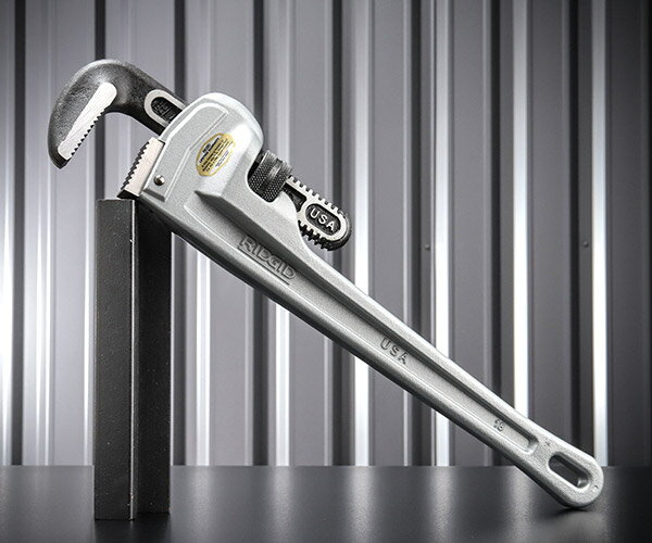 Rakuten - RIDGID リジッド 31100 818 アルミストレートパイプレンチ 全長450mm