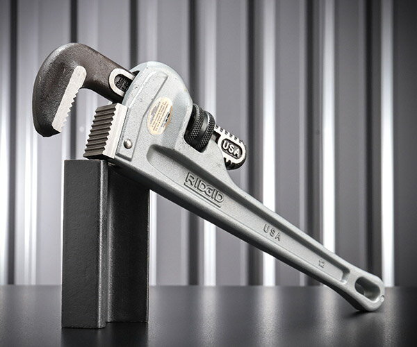 【3月の特価品】RIDGID アルミストレートパイプレンチ 300mm 47057