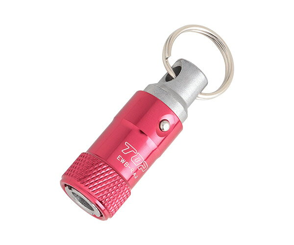 TOP ワンタッチ式ビットホルダー(リング付) レッド (EWB-R)(4975180933829) トップ...