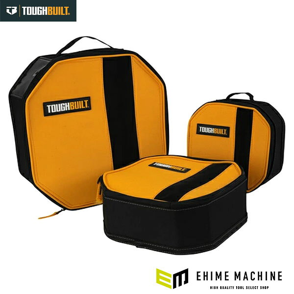 八角形のHardBody構造で型崩れしにくい、TOUGHBUILTのツールメイトソフトケース3個セット。最大サイズは可動仕切り付きで、ビスから電動工具までサイズを選びません。 モジュラートート(TB-81シリーズ)の付属ボックスと同系のデザインで、トートやバッグの中を区画して使えるソフトケースです。 突き刺しに強い生地とプラスチック内張りで中身を守り、メッシュ窓とラベルスロットで何が入っているか一目で分かります。 約33cm・25cm・20cmの3サイズで、大きいサイズには可動式の仕切りが付いているため、仕切って小物、外して工具と使い分けられます。 特長 TOUGHBUILTプロ仕様 ソフトケース3個セット。 用途に合わせて使える3サイズの収納ケースセット。 丈夫で突き刺しに強い素材とプラスチック内張りを採用。 一部にメッシュ素材を使用し中身を確認しやすい設計。 大きく開くファスナー式で出し入れがスムーズ。 本体側面にラベル差し込みスロットを備え仕分け管理に便利。 最大サイズは可動式の仕切り付きで、小物から電動工具まで収納できます。 仕様 品番TB-192-CJANコード856342005810サイズW33×D11×H33cm、W25×D9×H25cm、W20×D8×H20cm ご注意 ※輸入品につき、輸送時のキズや汚れなどある場合がございます。 ※ロットにより写真とデザインや色味、仕様が異なる場合がございます。 ブランド紹介 TOUGHBUILT(タフビルト)は、アメリカ・カリフォルニア州を拠点に2013年から製品を展開する工具ブランドです。航空宇宙工学出身の創業者が率いる社内デザインチームが全製品を設計し、Lowe'sやHome Depotをはじめ世界17,000を超える販売窓口で現場のプロに選ばれています。ポーチをワンタッチで着脱できる特許構造「CLIP TECH」、置くだけで自動連結するツールボックス「STACK TECH」、交換式シェルを備えたジェルニーパッド「GelFit」など、現場の動きを止めないための独自機構が特長です。Pro Tool Innovation Awards(2022年・Reloadユーティリティナイフ／QuickSetワークベンチ)や英国BSIF安全賞2022コメンデッド(GelFitニーパッド)など、海外の専門機関からも評価を受けています。当店で取り扱う商品は日本総輸入代理店経由の正規輸入品です。初期不良は納品日から30日間対応いたします。 人気のカテゴリ 新商品 今月の特価品 オリジナル商品 ワケあり特価品