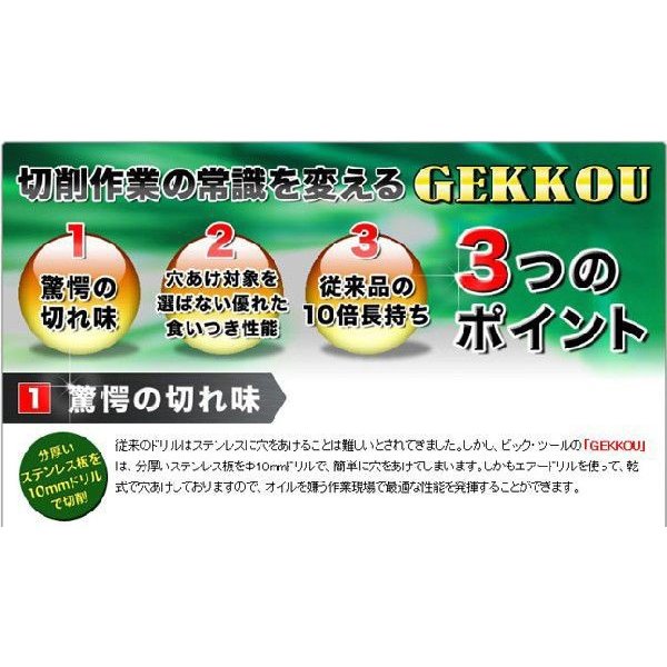 BIC TOOL 月光ドリル 5本入 8.5mm GKD8.5
