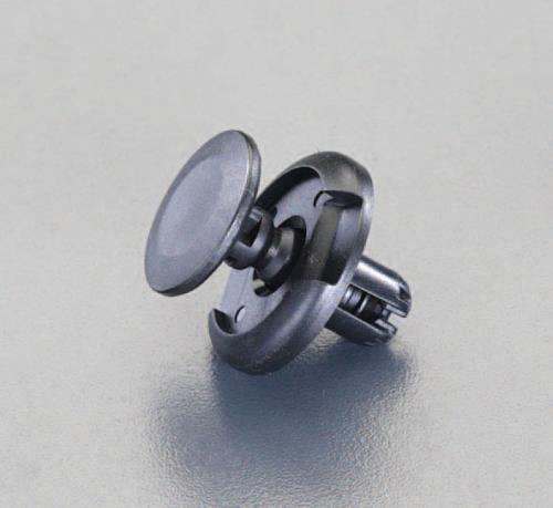 Rakuten - エスコ 1.2-2.3mm/φ7.0mm プッシュリベットクリップ(10個) EA527CP-110 ESCO 【ネコポス対応】
