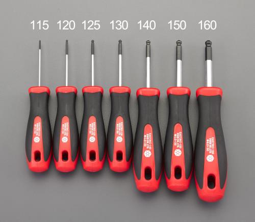 エスコ 3.0 x 50mm [Ball-Hexagon]ドライバー EA573KC-130 ESCO 【飛脚ゆうパケット対応】