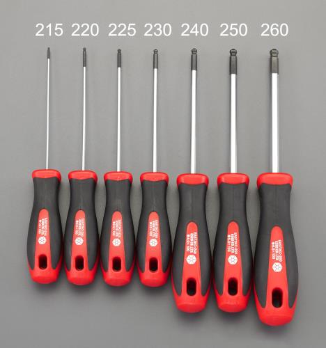 エスコ 3.0 x100mm [Ball-Hexagon]ドライバー EA573KC-230 ESCO 【飛脚ゆうパケット対応】