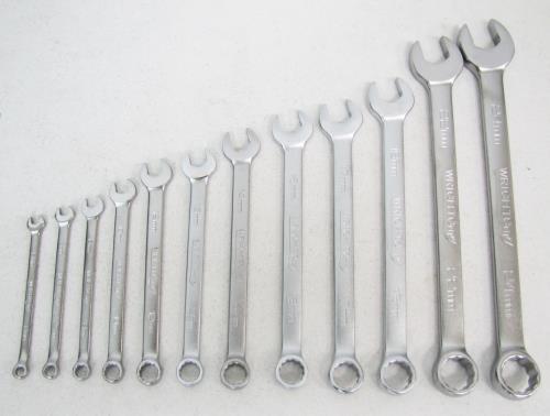 エスコ 12本組/ 6-24mm 片目片口スパナ EA614BC-112 ESCO