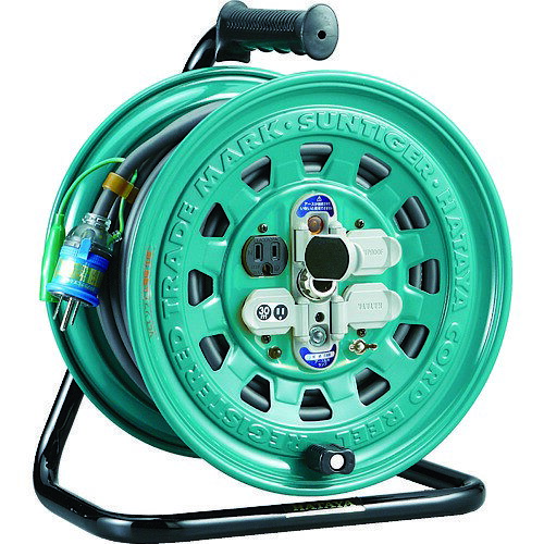 ●感電事故を未然に防ぐ「強制アース接続」と「過負荷付漏電遮断器」による二重安全のコードリールです。 ●常時アース監視ランプ付です。 ●漏電+過負荷+短絡（ショート）の遮断器付です。 ●中筒ドラムに温度センサーを装備しています。 ●電線種：VCTソフトムケーブル ●電線仕様長さ(m)：30 ●電線仕様太さ(［［MM2］］)：2.0 ●電線仕様芯数(C)：3 ●定格電流(A)：5 ●コンセント仕様定格：2P・15A・125Vアース付 ●コンセント仕様形状：［［三相1］］ ●コンセント仕様個数：4 ●漏電遮断器仕様：漏電過負荷短絡保護兼用 ●温度センサー：○ ●通電ランプ：○ ●接地端子：○ ●2P・3P兼用プラグ：○ ●AC100V ●アース感知機能付 ●漏電過負荷短絡保護兼用 ●アース付 ●ブレーカー付 人気のカテゴリ 新商品 今月の特価品 オリジナル商品 ワケあり特価品