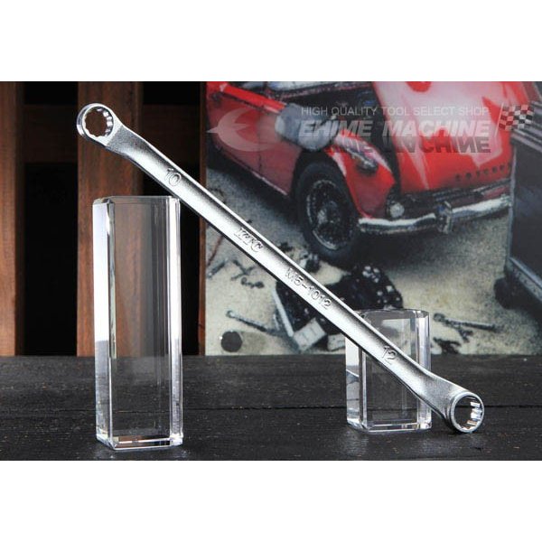 【ワケあり特価品】(状態A) KTC M5-1012-502 ロングめがねレンチ サイズ10x12mm 全長207mm 京都機械工具