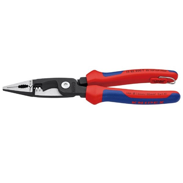 KNIPEX 1382-200TBK エレクトロプライヤー 落下防止(BK) クニペックス 工具