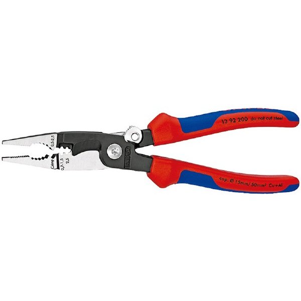 日本正規品 クニペックス エレクトロプライヤーコンフォートスプリング付(SB (1392-200SB)(4003773075318) KNIPEX