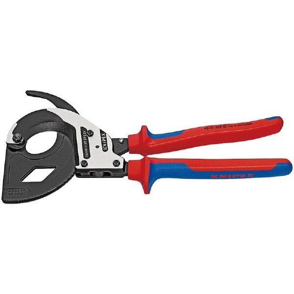 日本正規品 クニペックス ラチェットケーブルカッター (9532-320)(4003773075172) 業務向け KNIPEX