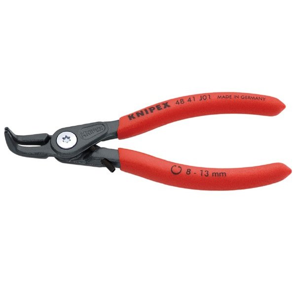 日本正規品 クニペックス 穴用精密スナップリングプライヤー 曲(ストッハ (4841-J01)(4003773079569) 業務向け KNIPEX