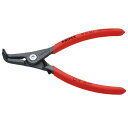 KNIPEX 4941-A21 軸用精密スナップリングプライヤー 曲(ストッハ クニペックス 工具