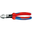 KNIPEX 7412-180 バネ付強力型斜ニッパー (SB) クニペックス 工具