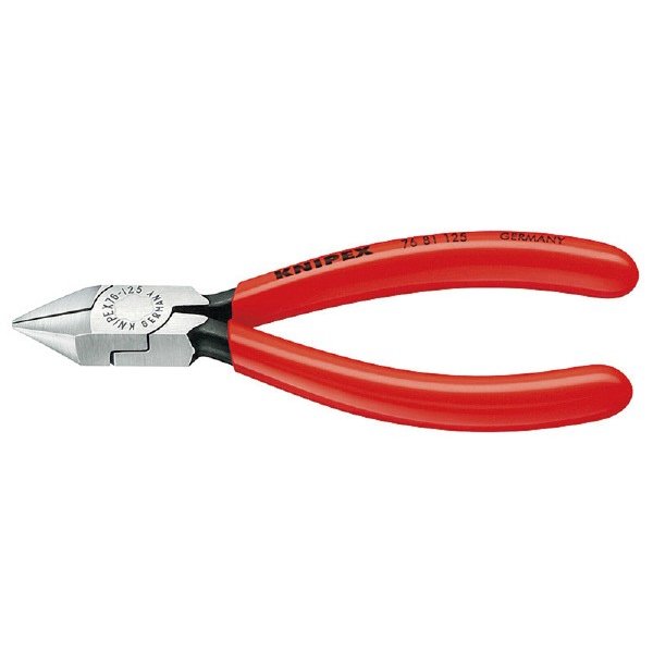 日本正規品 クニペックス エレクトロニクスニッパー (7681-125)(4003773040644) 業務向け KNIPEX